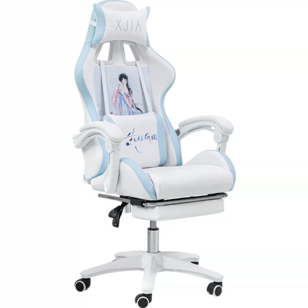 2021 New computer chair girl student home reclining comfortable soft gaming chair office swivel chair anchor live game chairs 1