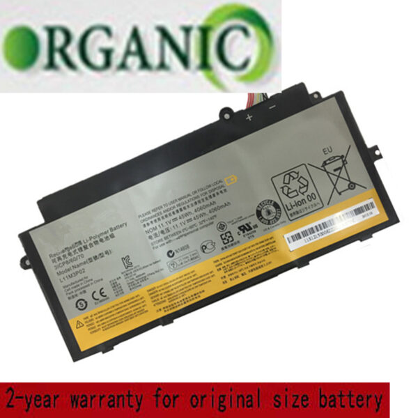 11.1V 45Wh  L11M3P02 L11L6P01 Laptop Battery For Lenovo IdeaPad U31 U510 Series Tablet 1